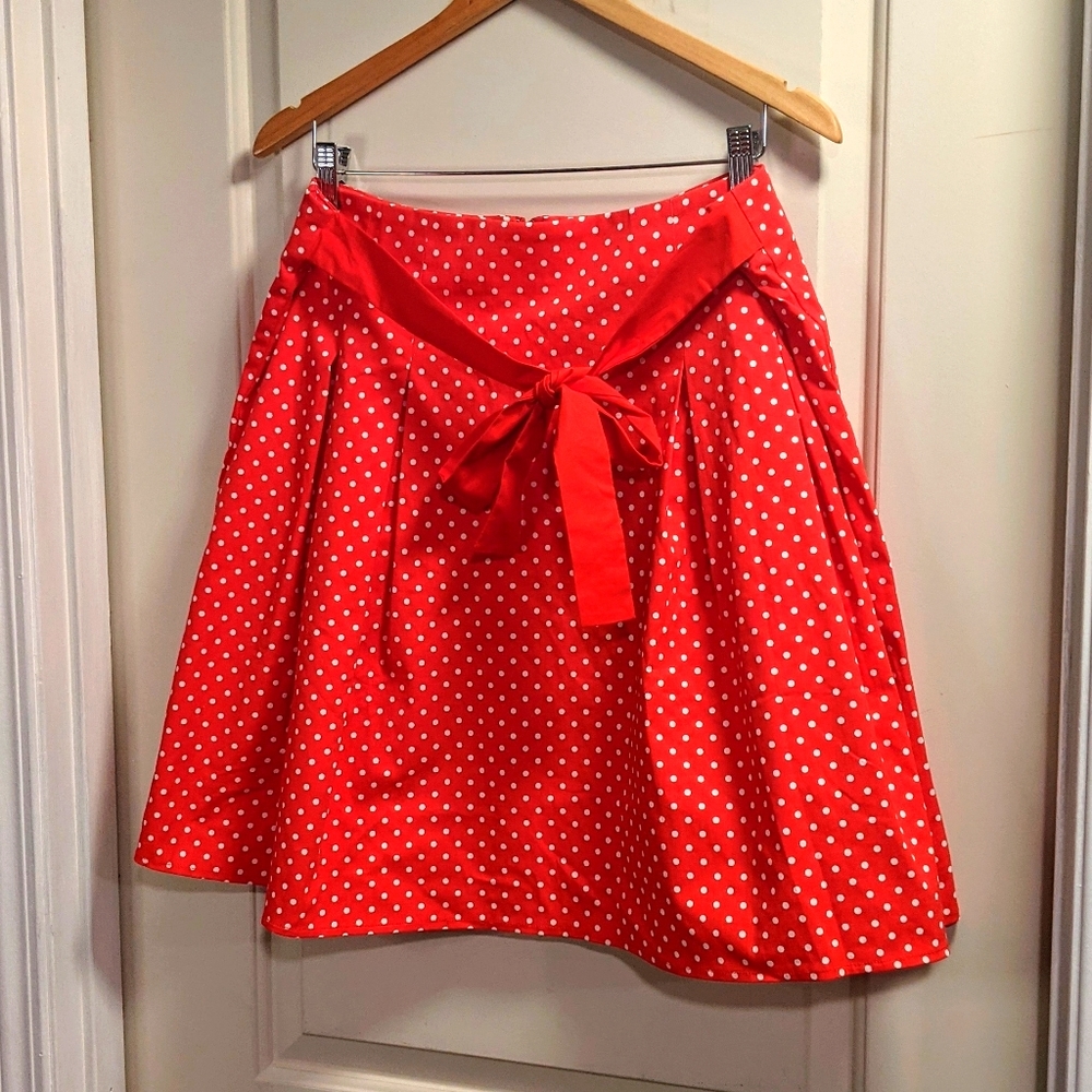 NWT Banned Rockabilly Polka Dot Skirt 2x Size 18